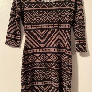 Aztec Mini Dress